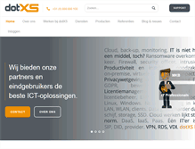 Tablet Screenshot of dotxs.nl